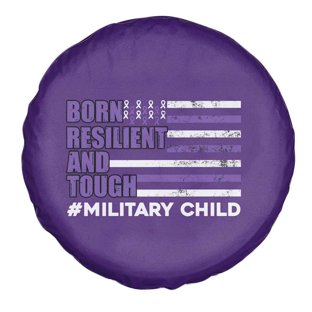 Military Child Born Resilient Tough Spare Tire Cover Month Of The Military Kids Army Soldier American Flag