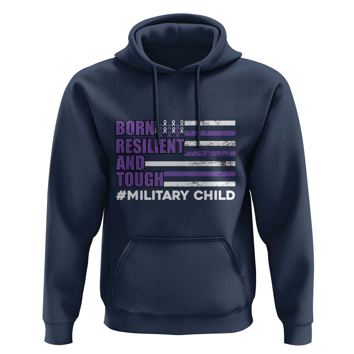 Military Child Born Resilient Tough Hoodie Month Of The Military Kids Army Soldier American Flag