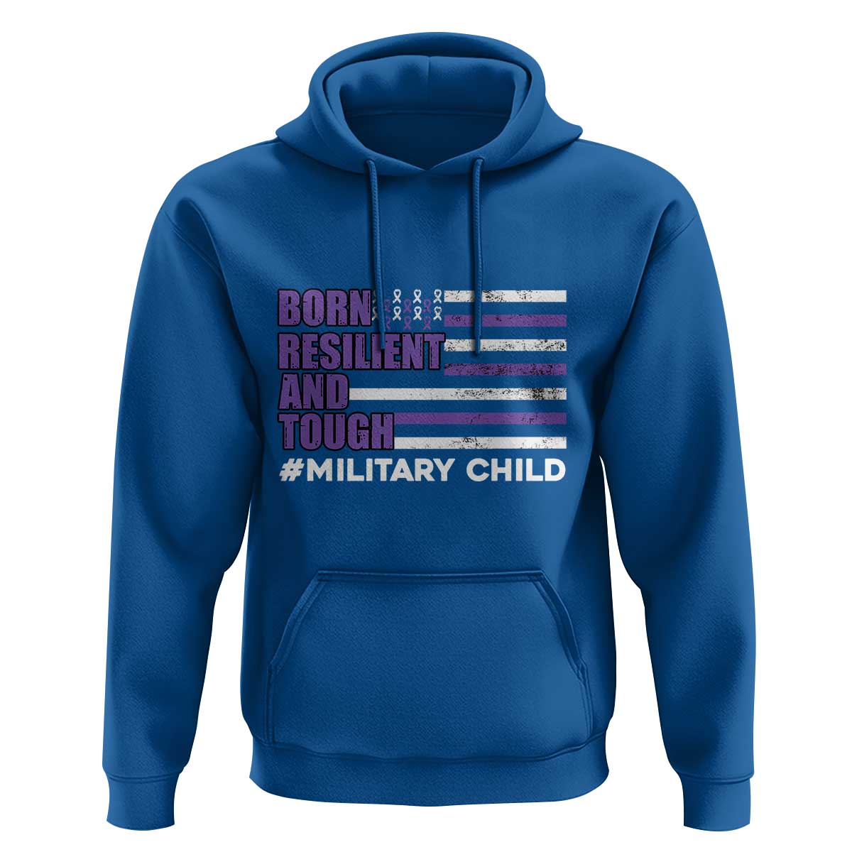 Military Child Born Resilient Tough Hoodie Month Of The Military Kids Army Soldier American Flag