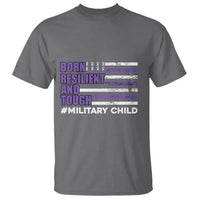 Military Child Born Resilient Tough T Shirt Month Of The Military Kids Army Soldier American Flag
