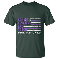Military Child Born Resilient Tough T Shirt Month Of The Military Kids Army Soldier American Flag