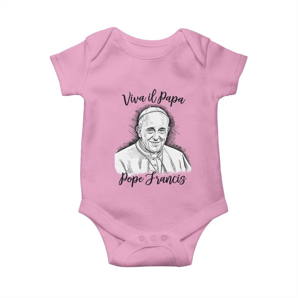 Viva il Papa Pope Francis Baby Onesie Thank You Papa Catholic Tribute