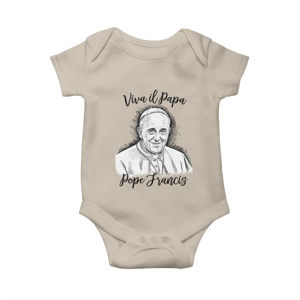 Viva il Papa Pope Francis Baby Onesie Thank You Papa Catholic Tribute