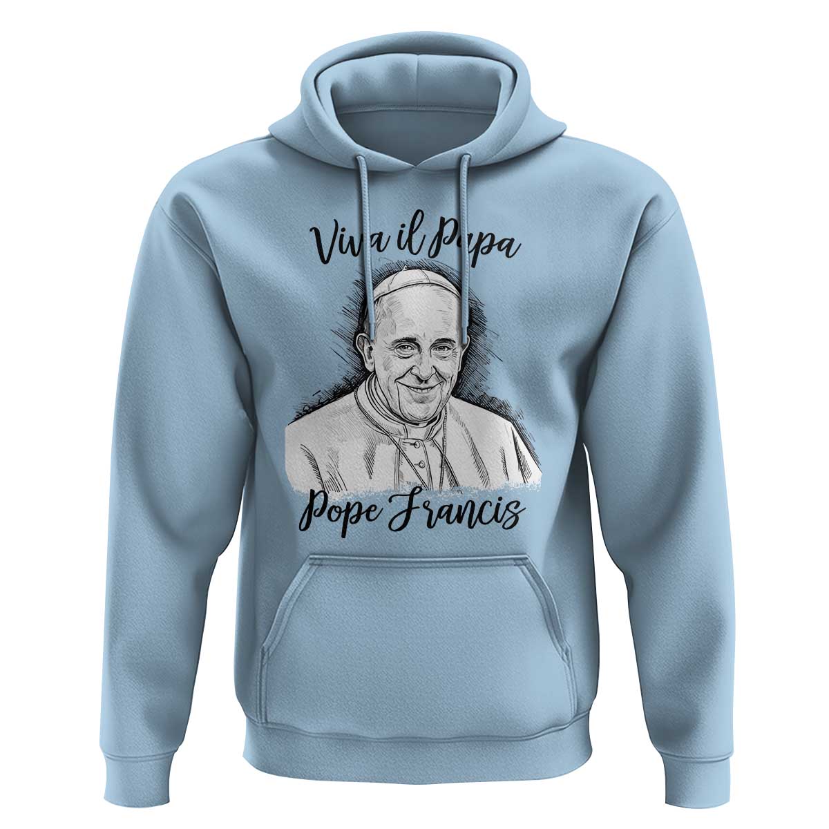 Viva il Papa Pope Francis Hoodie Thank You Papa Catholic Tribute