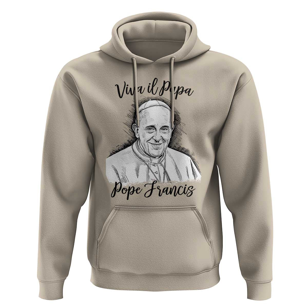 Viva il Papa Pope Francis Hoodie Thank You Papa Catholic Tribute