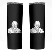 Viva il Papa Pope Francis Skinny Tumbler Thank You Papa Catholic Tribute