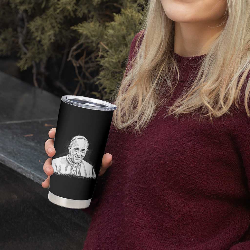 Viva il Papa Pope Francis Tumbler Cup Thank You Papa Catholic Tribute