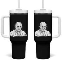 Viva il Papa Pope Francis Tumbler With Handle Thank You Papa Catholic Tribute