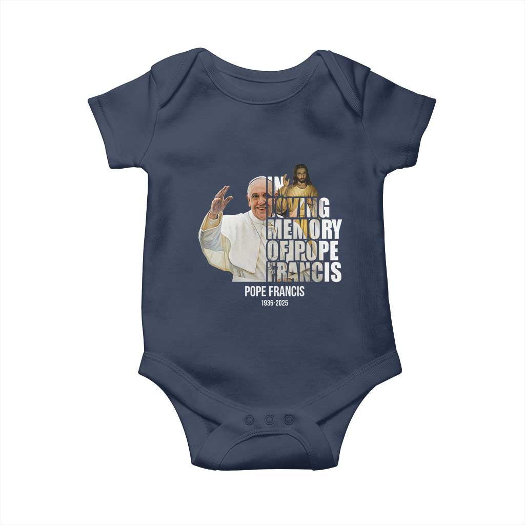 In Loving Memory of Pope Francis Baby Onesie Viva il Papa 1936-2025