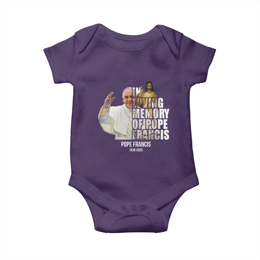 In Loving Memory of Pope Francis Baby Onesie Viva il Papa 1936-2025