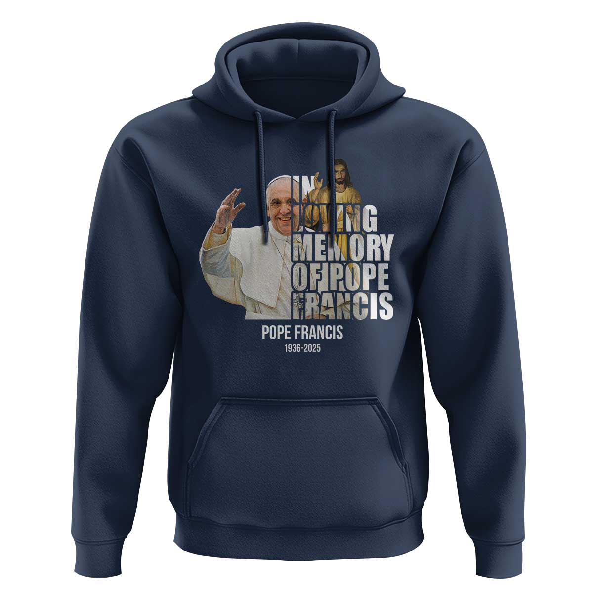 In Loving Memory of Pope Francis Hoodie Viva il Papa 1936-2025