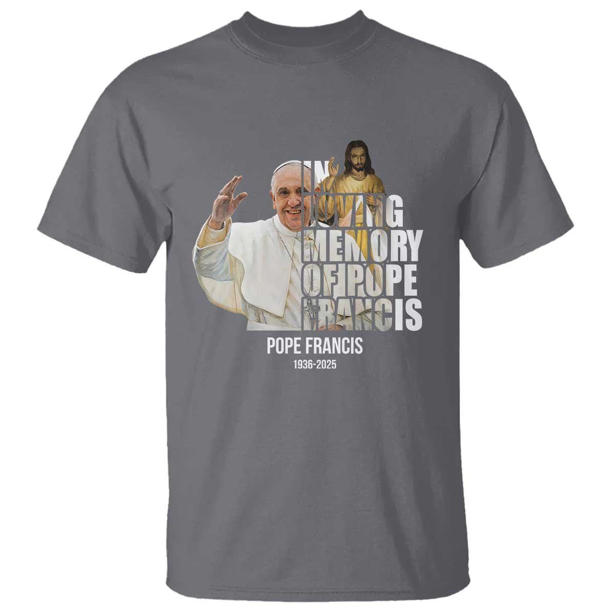 In Loving Memory of Pope Francis T Shirt Viva il Papa 1936-2025