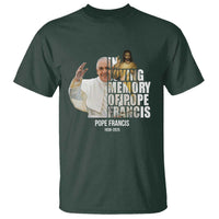 In Loving Memory of Pope Francis T Shirt Viva il Papa 1936-2025