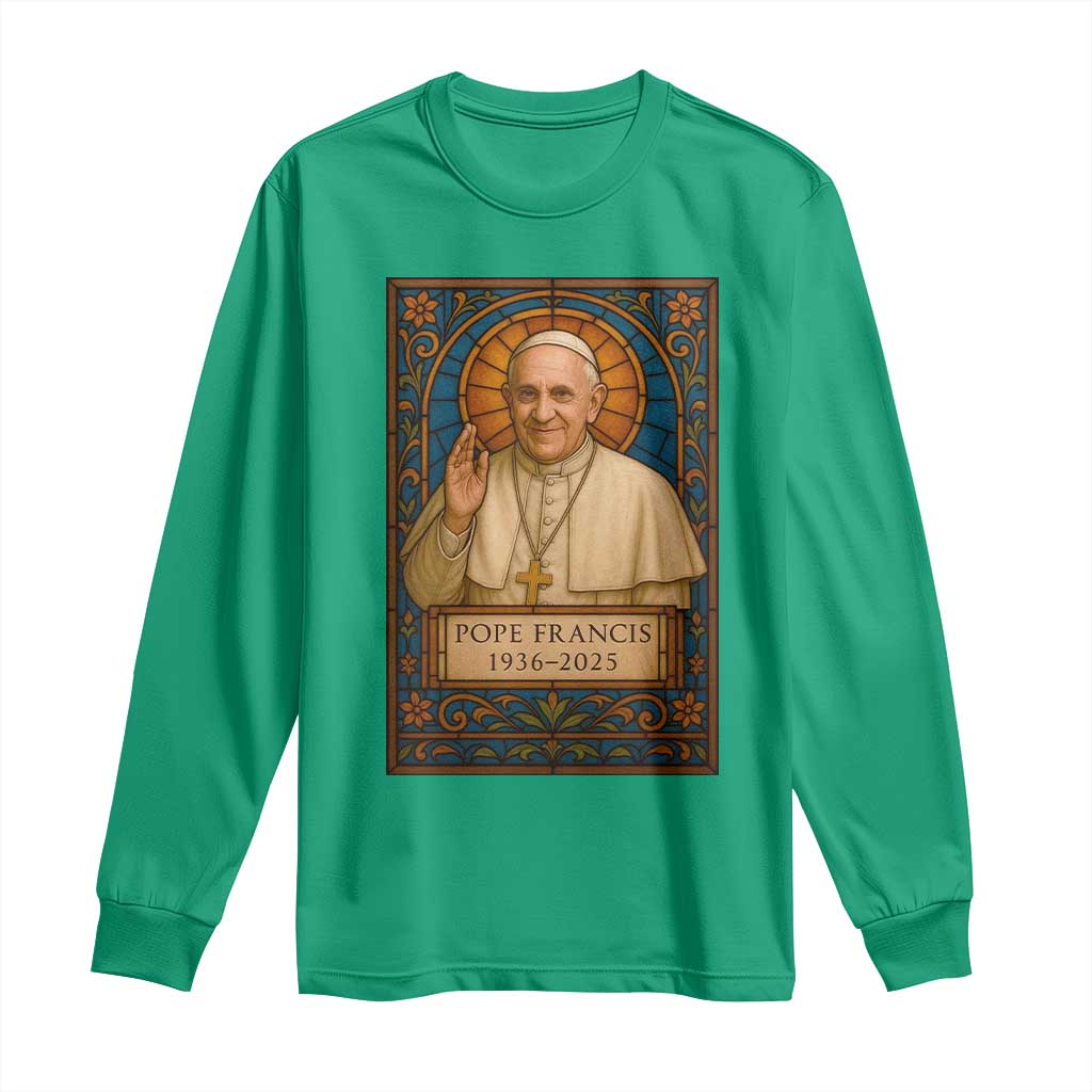Beloved Pope Francis Long Sleeve Shirt 1936-2025 Memorial