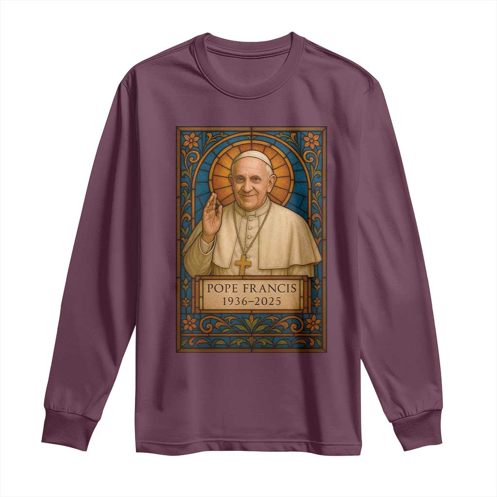 Beloved Pope Francis Long Sleeve Shirt 1936-2025 Memorial