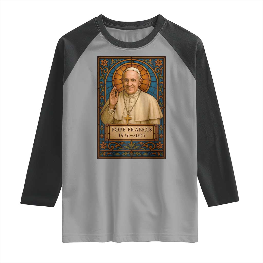 Beloved Pope Francis Raglan Shirt 1936-2025 Memorial