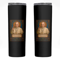 Beloved Pope Francis Skinny Tumbler 1936-2025 Memorial