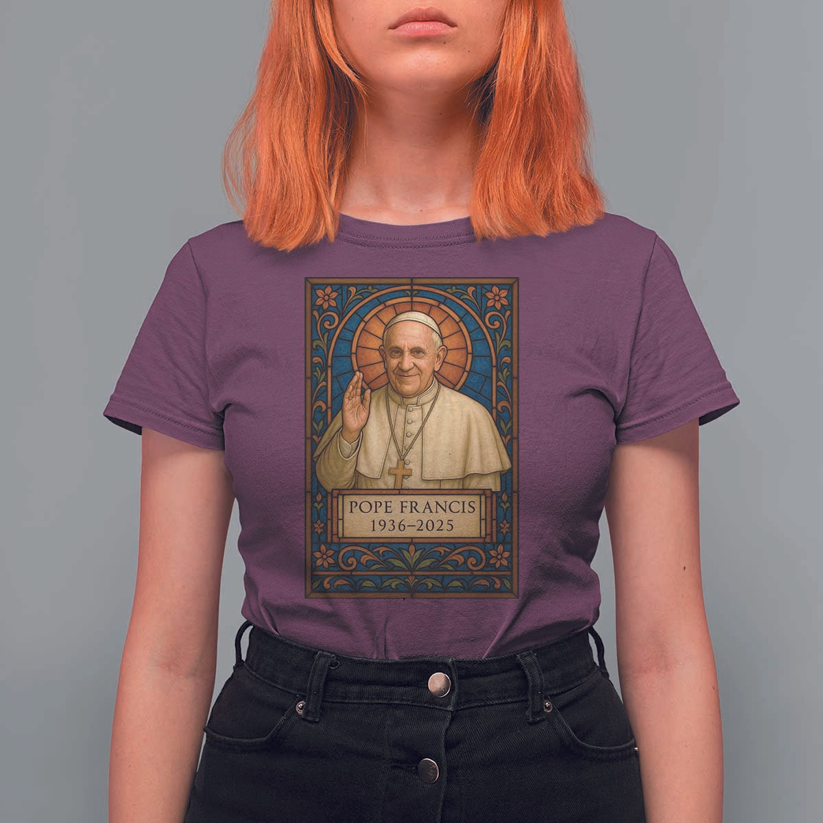 Beloved Pope Francis T Shirt For Women 1936-2025 Memorial