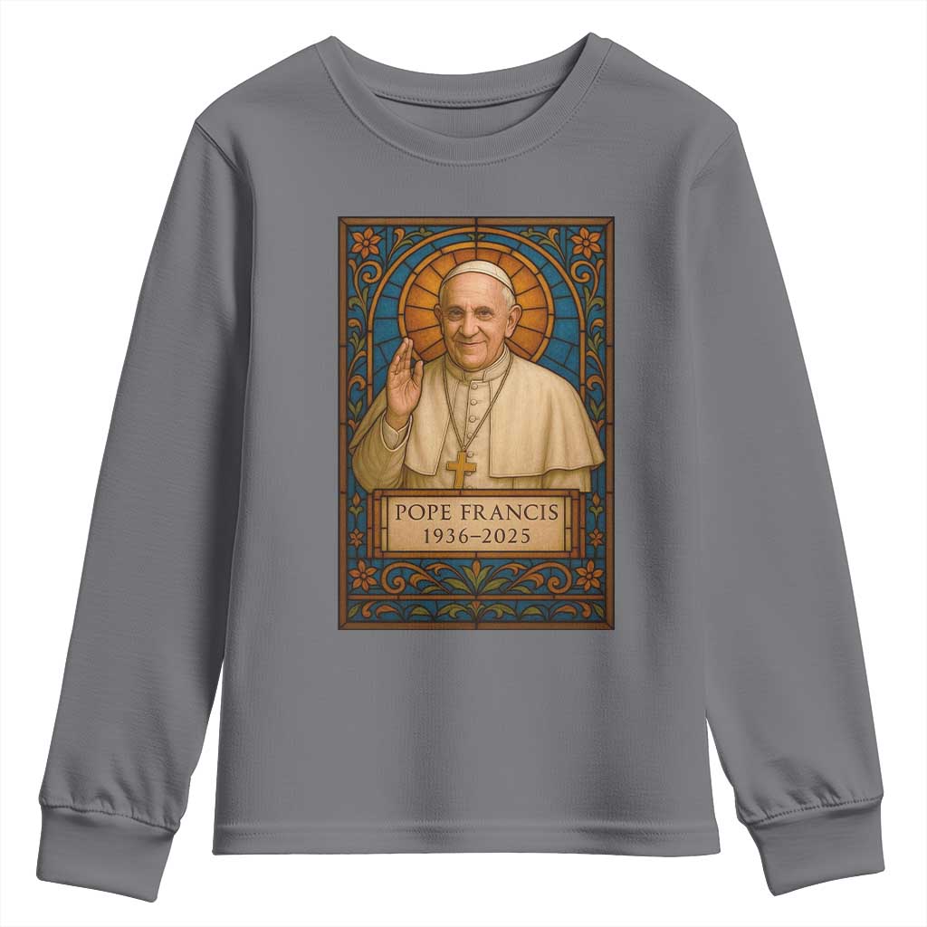Beloved Pope Francis Youth Sweatshirt 1936-2025 Memorial