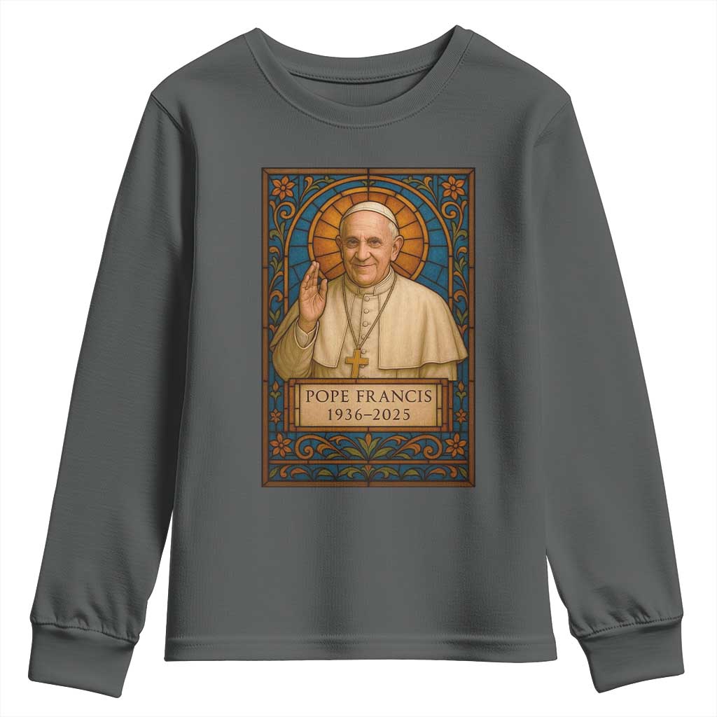 Beloved Pope Francis Youth Sweatshirt 1936-2025 Memorial