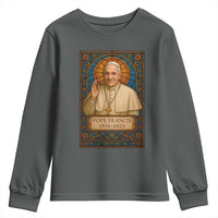 Beloved Pope Francis Youth Sweatshirt 1936-2025 Memorial