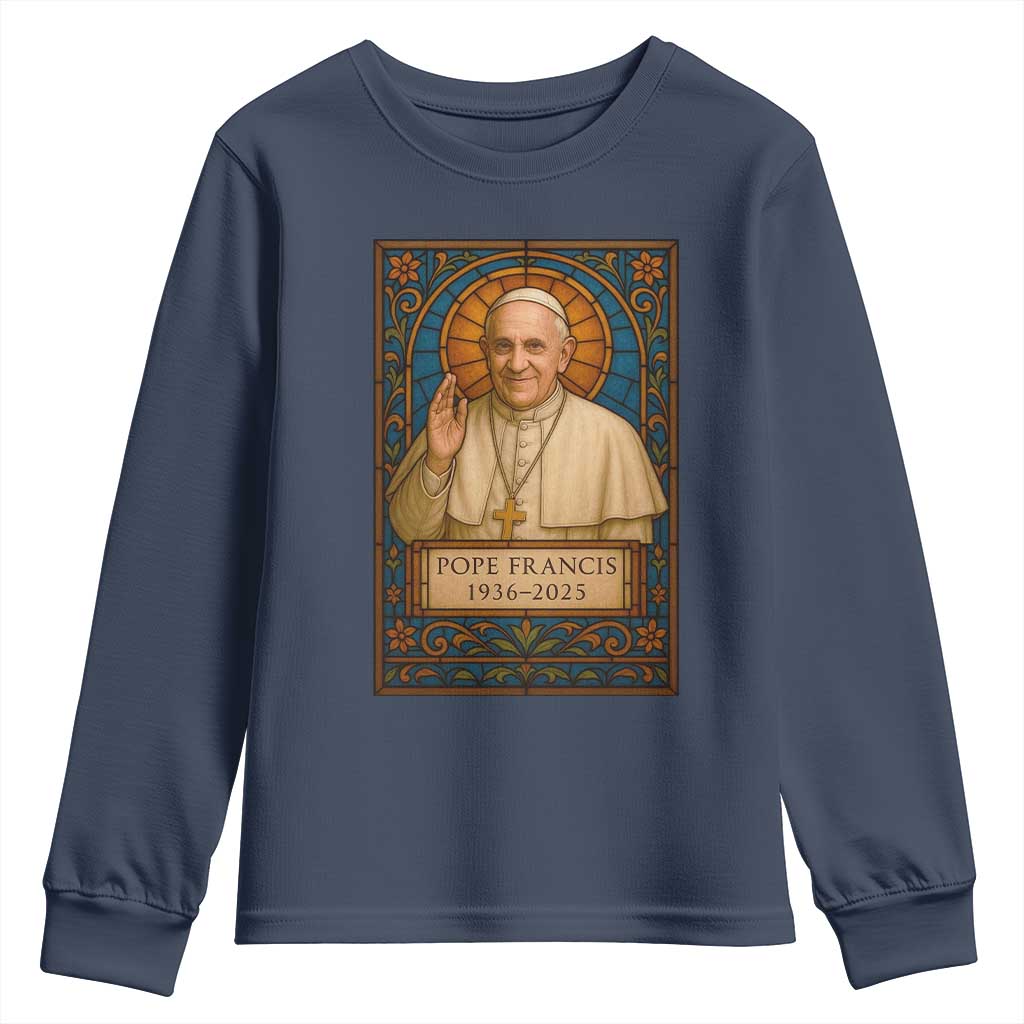 Beloved Pope Francis Youth Sweatshirt 1936-2025 Memorial