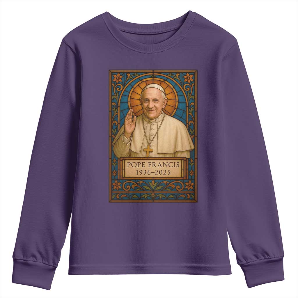 Beloved Pope Francis Youth Sweatshirt 1936-2025 Memorial