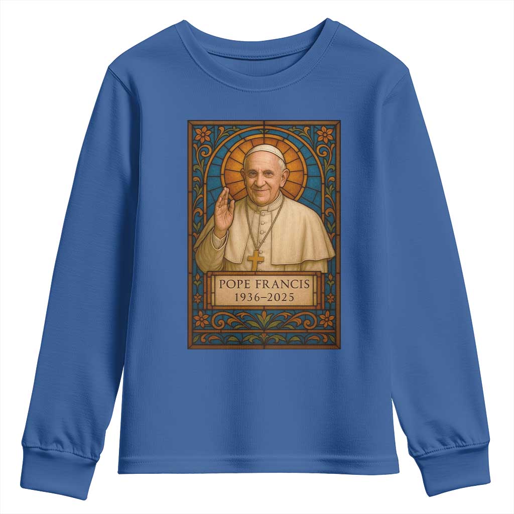 Beloved Pope Francis Youth Sweatshirt 1936-2025 Memorial