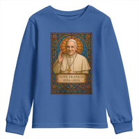Beloved Pope Francis Youth Sweatshirt 1936-2025 Memorial