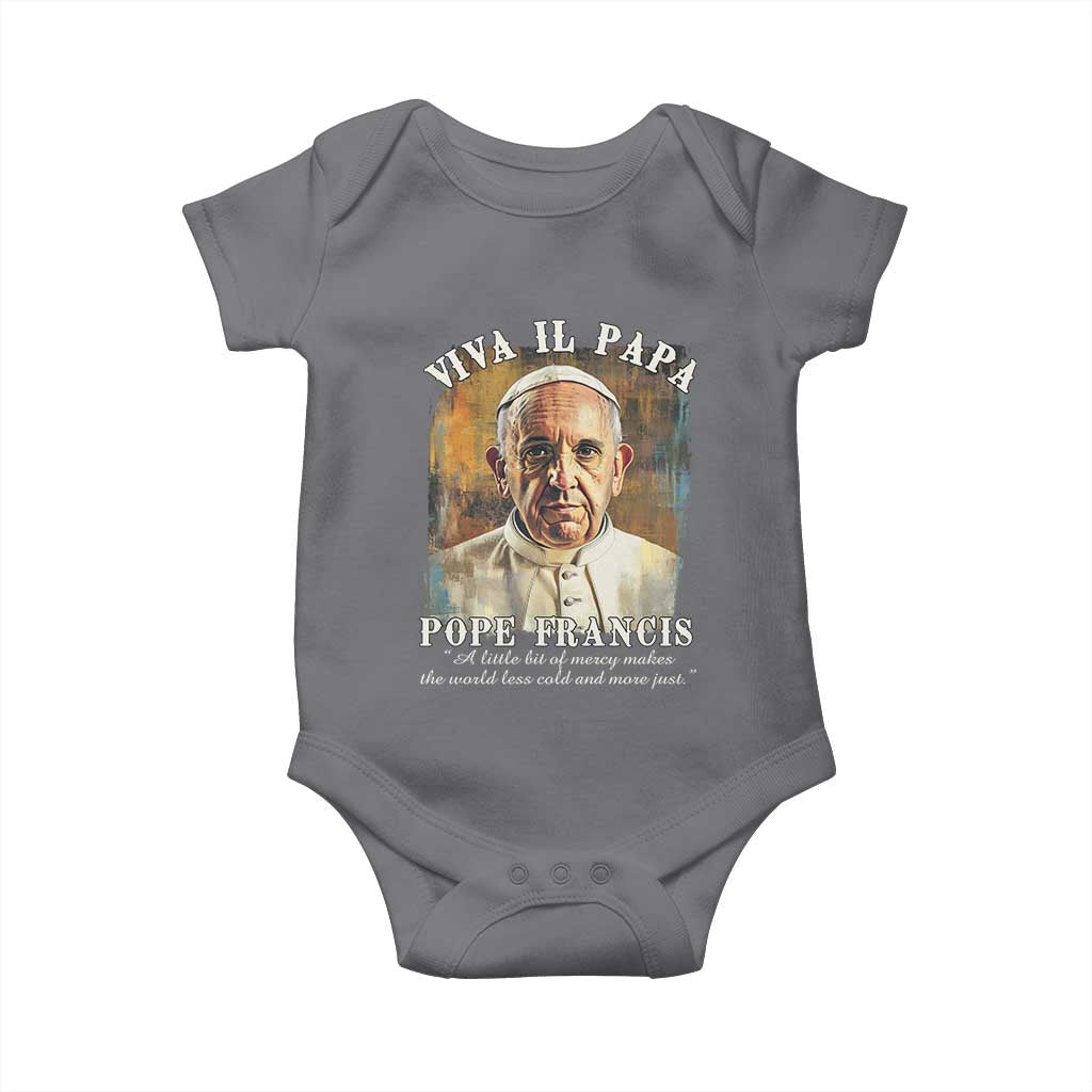 Viva il Papa Pope Francis Baby Onesie Papa Memorial Tribute