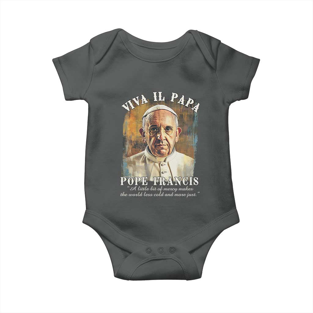 Viva il Papa Pope Francis Baby Onesie Papa Memorial Tribute