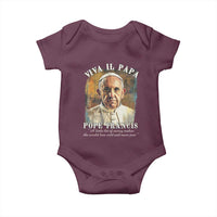 Viva il Papa Pope Francis Baby Onesie Papa Memorial Tribute