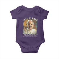 Viva il Papa Pope Francis Baby Onesie Papa Memorial Tribute
