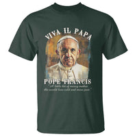 Viva il Papa Pope Francis T Shirt Papa Memorial Tribute