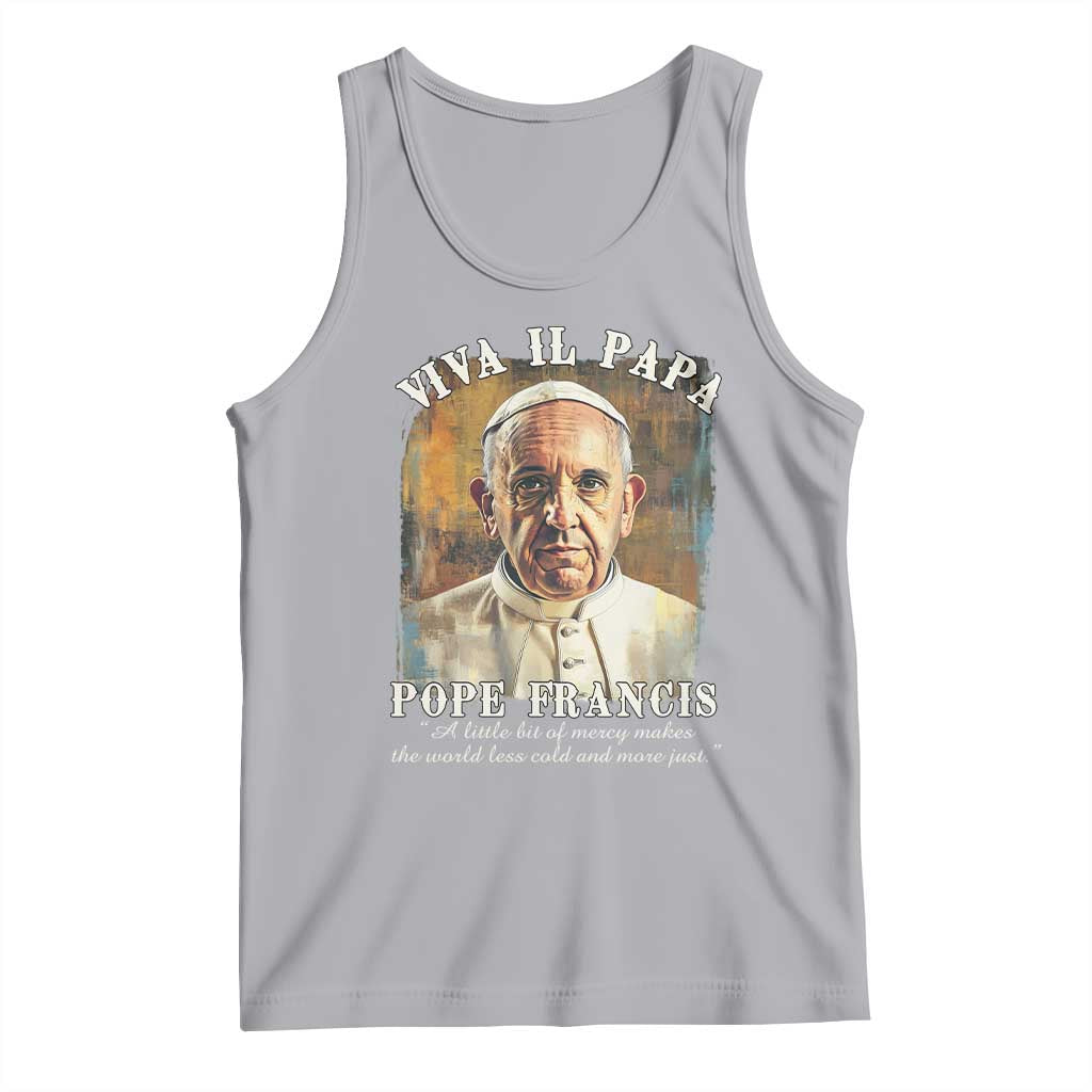 Viva il Papa Pope Francis Tank Top Papa Memorial Tribute