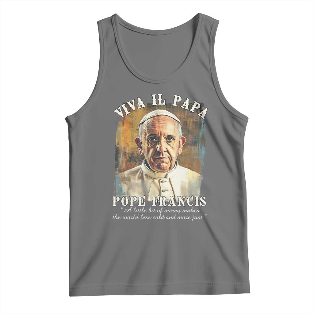Viva il Papa Pope Francis Tank Top Papa Memorial Tribute