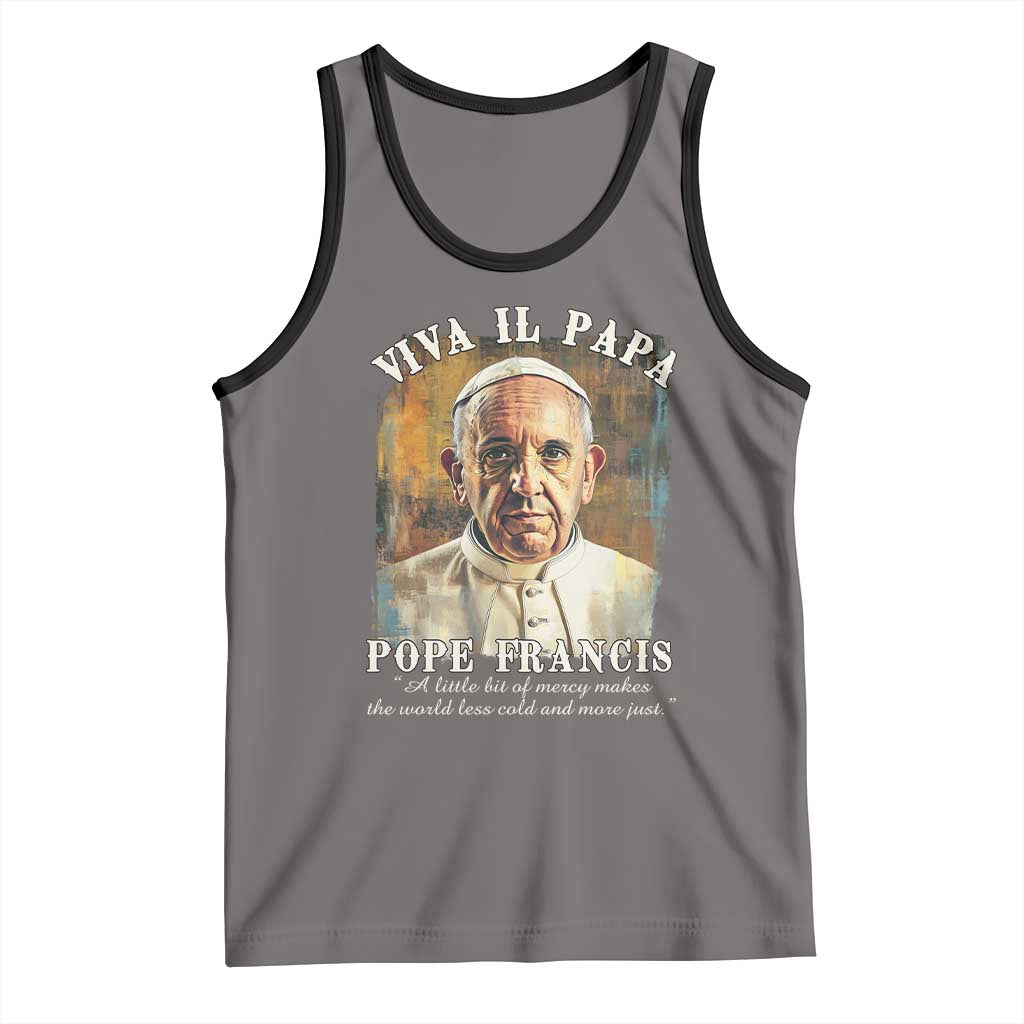 Viva il Papa Pope Francis Tank Top Papa Memorial Tribute