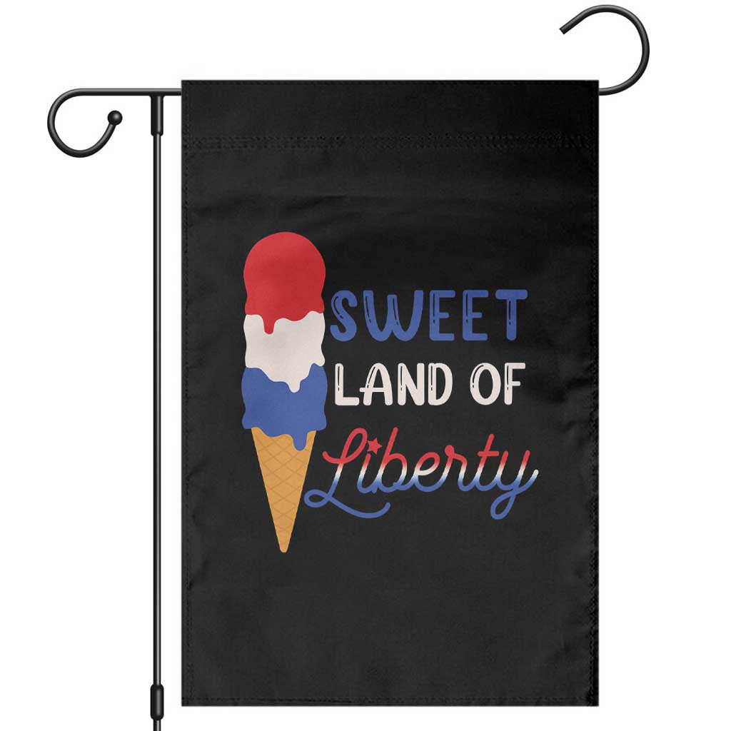 4th of July Garden Flag Sweet Land of Liberty American Patriotic