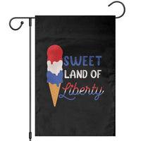 4th of July Garden Flag Sweet Land of Liberty American Patriotic