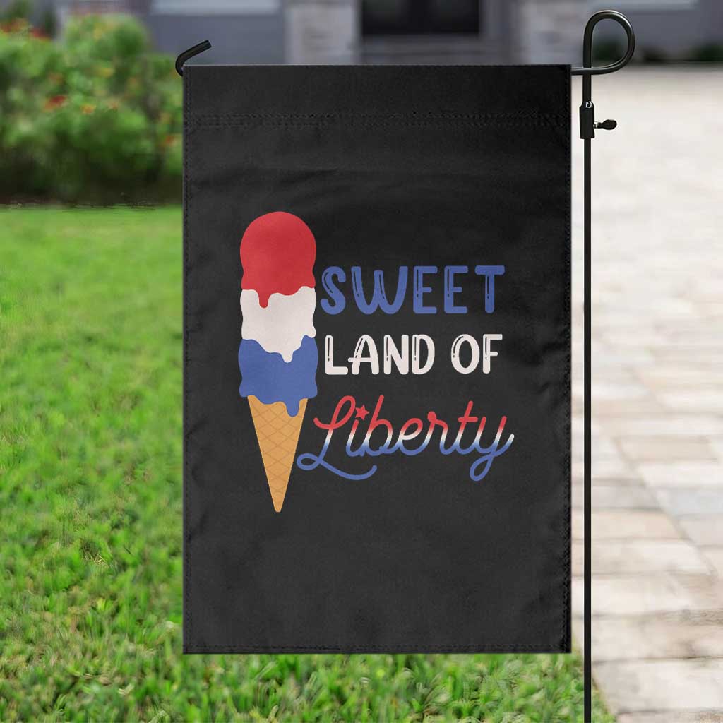 4th of July Garden Flag Sweet Land of Liberty American Patriotic