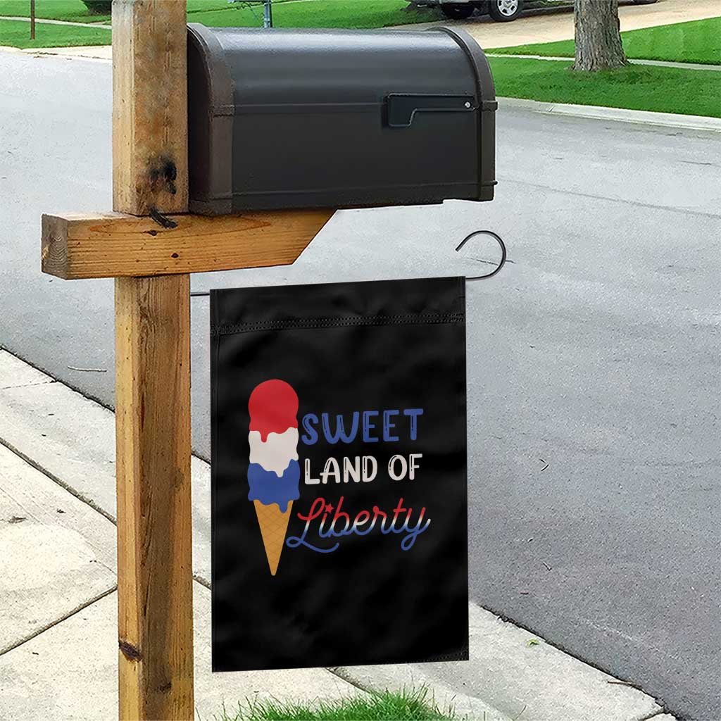 4th of July Garden Flag Sweet Land of Liberty American Patriotic