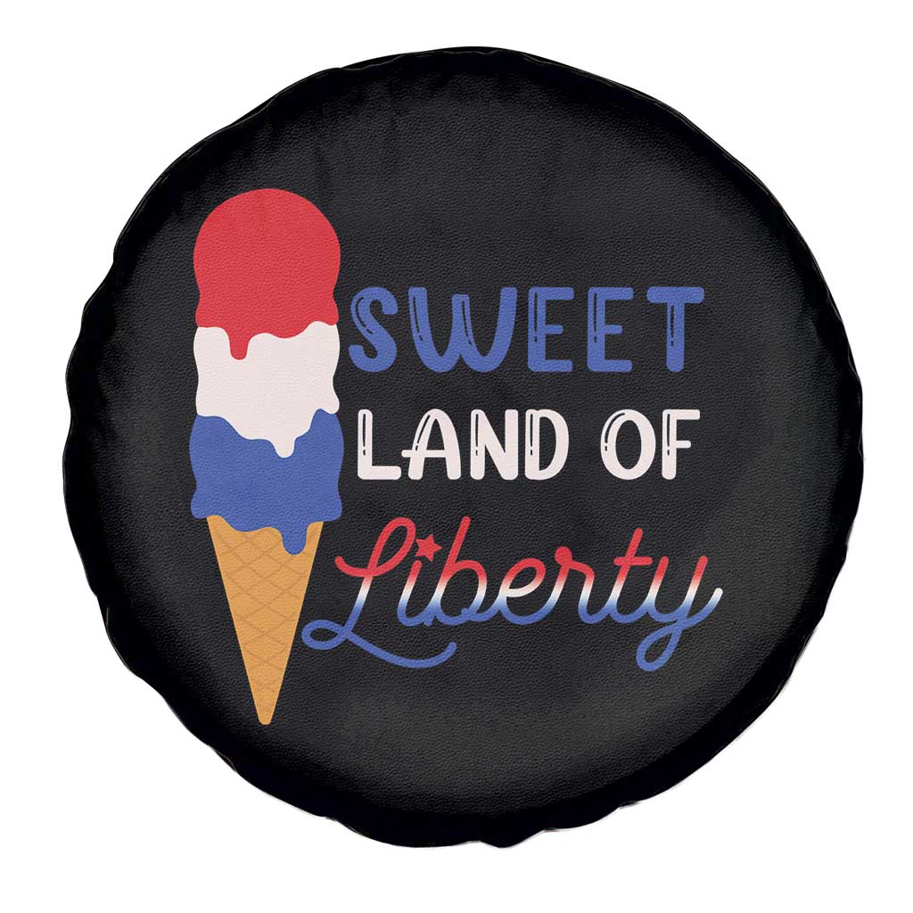4th of July Spare Tire Cover Sweet Land of Liberty American Patriotic