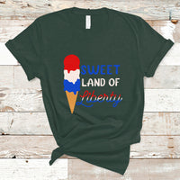 4th of July T Shirt 4th of July Sweet Land of Liberty American Patriotic - Wonder Print Shop