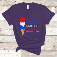 4th of July T Shirt 4th of July Sweet Land of Liberty American Patriotic - Wonder Print Shop