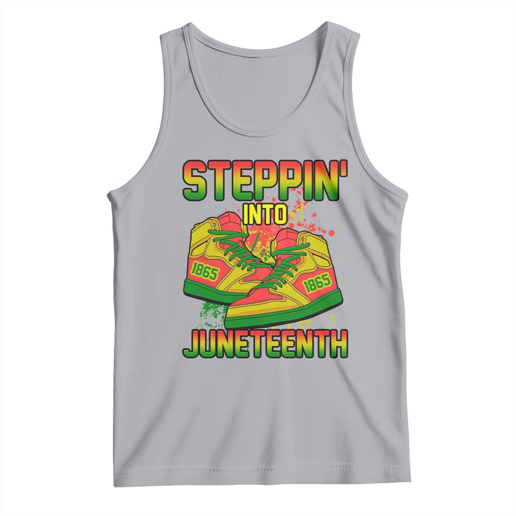 Steppin' Into Juneteenth 1865 Tank Top Freedom Day African American Pride