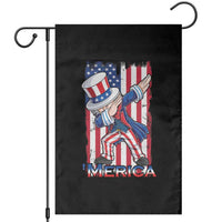 Uncle Sam Dabbing Garden Flag 4th of July American Flag