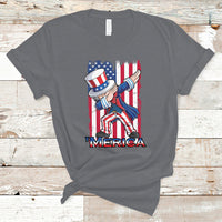 Uncle Sam T Shirt 4th of July Dabbing Uncle Sam American Flag Men Women Kid - Wonder Print Shop