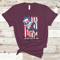 Uncle Sam T Shirt 4th of July Dabbing Uncle Sam American Flag Men Women Kid - Wonder Print Shop