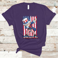 Uncle Sam T Shirt 4th of July Dabbing Uncle Sam American Flag Men Women Kid - Wonder Print Shop