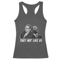 Malcolm X and MLK Racerback Tank Top They Not Like Us - Wonder Print Shop